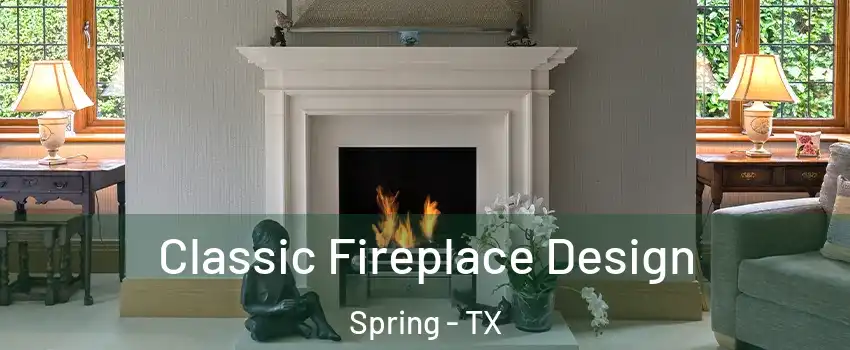  Classic Fireplace Design Spring - TX