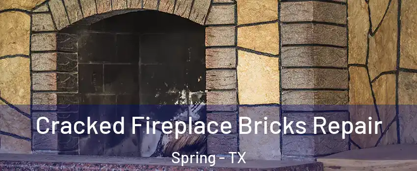  Cracked Fireplace Bricks Repair Spring - TX