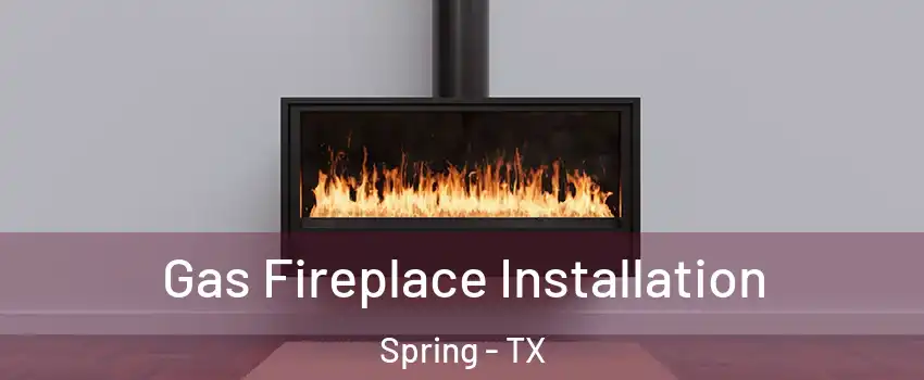  Gas Fireplace Installation Spring - TX