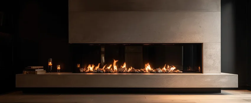 Gas Fireplace Ember Bed Design Services in Spring, Texas