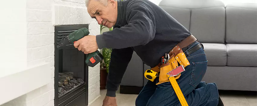 New Indoor Fireplace Installation in Spring, Texas