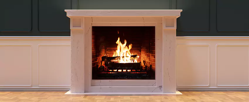 Open Flame Wood-Burning Fireplace Installation Services in Spring, Texas