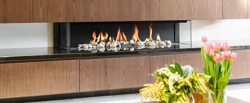 Double-height Fireplace Design Refurbishment in Spring, Texas